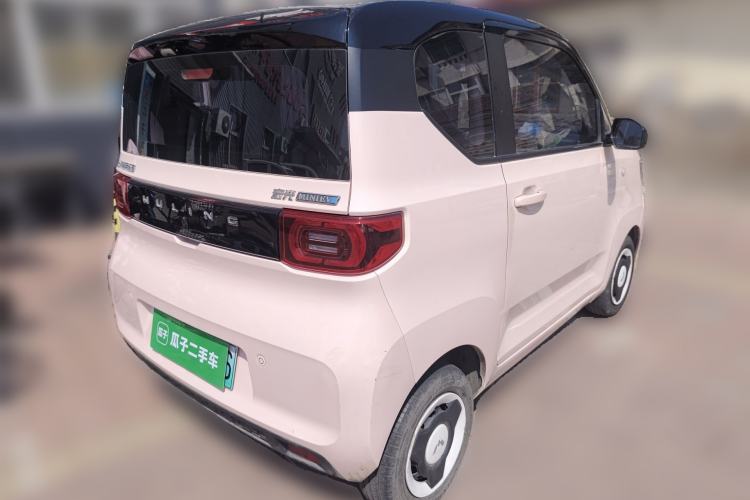 Used Wuling Hongguang MINIEV 2021 Macaron Sandwich Model 170 km Lithium Ternary Rear Right 45 Deg
