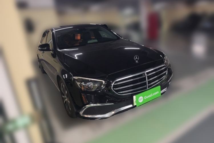 Used Mercedes-Benz E-Class New Energy 2022 Facelift E 350 e L Plug-in Hybrid Sedan Front Right 45 Deg