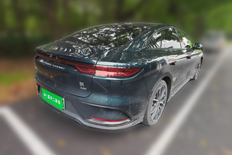 Used BYD Han 2022 EV 610 km All-Wheel-Drive Qianshan Cui Limited Edition Rear Right 45 Deg
