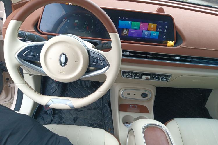 Used ORA Good Cat 2023 401 km Standard Range Luxury Version Lithium Iron Phosphate Center Console