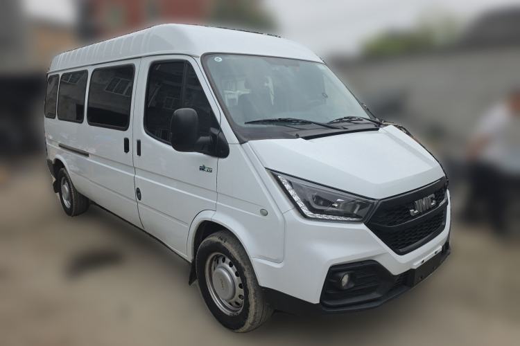 Used JMC Transit 2021 2.8T Space King Standard Version Long Wheelbase Mid-Height Roof Rear Single Tire – Step 6-Seater Diesel China VI Emission Standard JX493