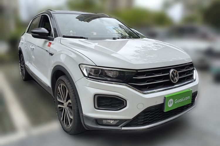 Used Volkswagen T-ROC 2018 280TSI DSG Four-Wheel Drive Luxury Version China V Emission Standard Front Right 45 Deg