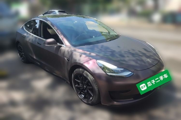 Used Tesla Model 3 2020 Standard Range Rear-Wheel Drive Upgraded Version Front Right 45 Deg