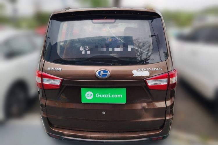 Used BAIC Changhe M50S 2018 1.5L Economy Class DAM15DL Rear