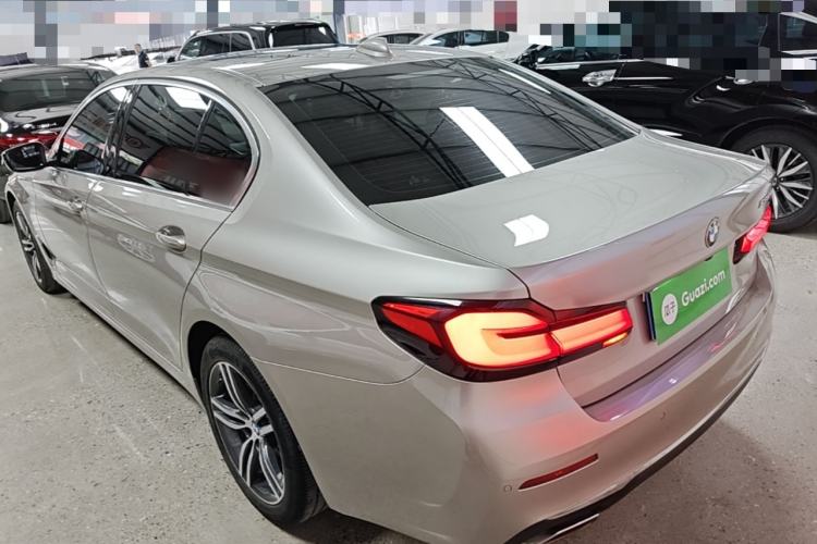 Used BMW 5 Series 2021 530Li Leading Luxury Package Rear Left 45 Deg
