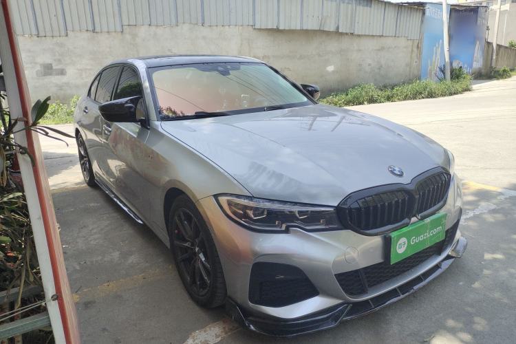 Used BMW 3 Series 2021 325Li M Sport Package Front Right 45 Deg