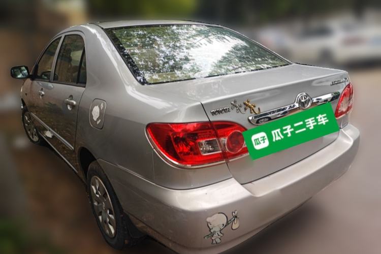 Used Toyota Corolla EX 2011 1.6L Automatic Classic Edition Rear Left 45 Deg