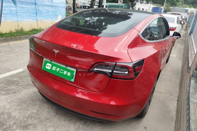 Used Tesla Model 3 2020 Standard Range Rear-Wheel Drive Upgraded Version Rear Right 45 Deg