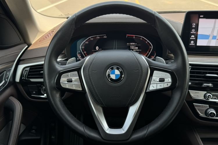 Used BMW 5 Series 2021 530Li Leading Luxury Package Steering Wheel