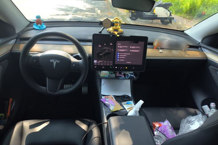 Used Tesla Model Y 2021 Performance High-Performance All-Wheel-Drive Version Center Console