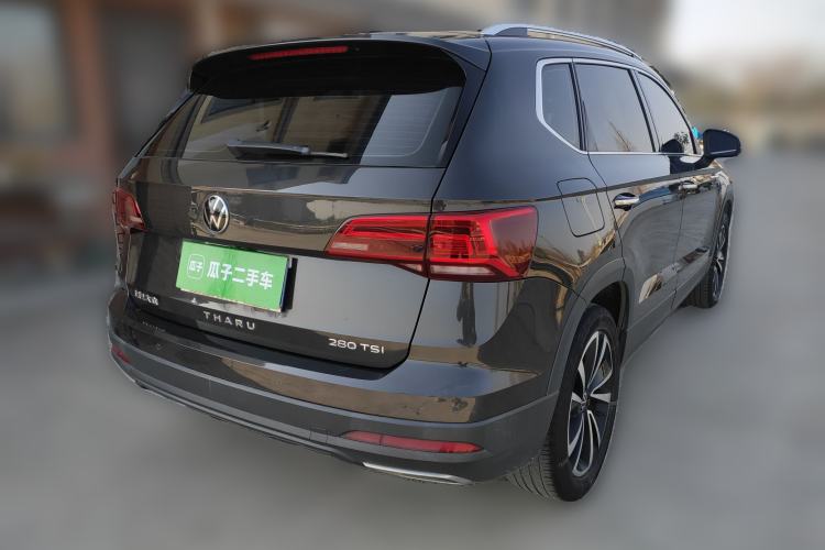 Used Volkswagen Tharu 2021 280TSI Two-Wheel-Drive Luxury Edition Rear Right 45 Deg