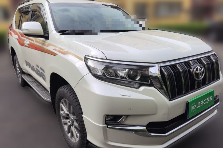 Used Toyota Prado 2019 3.5L Automatic TX-L Deluxe Edition with Rear-Mounted Spare Tire Front Right 45 Deg
