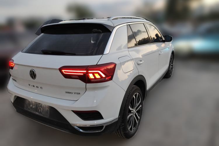 Used Volkswagen T-ROC 2019 280TSI DSG Two-Wheel-Drive Luxury Model China VI Standard Rear Right 45 Deg