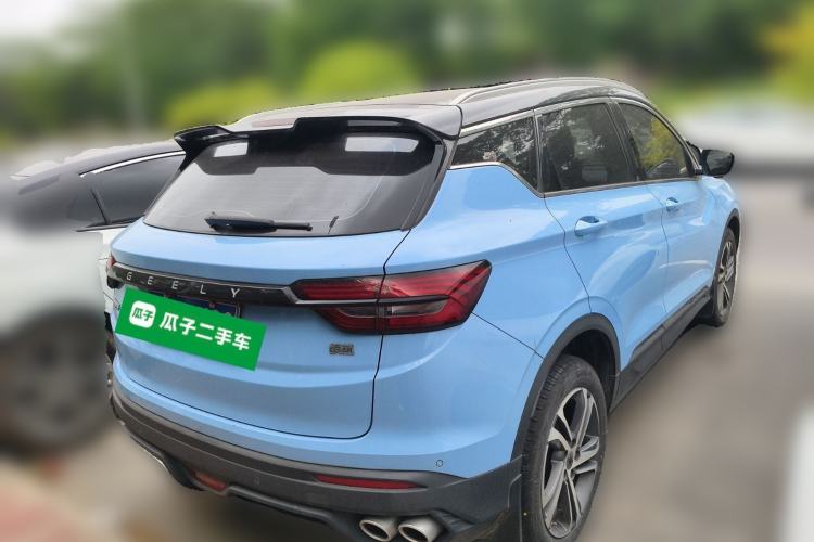 Used Geely Auto Coolray 2021 1.4T DCT Diamond Edition Rear Right 45 Deg