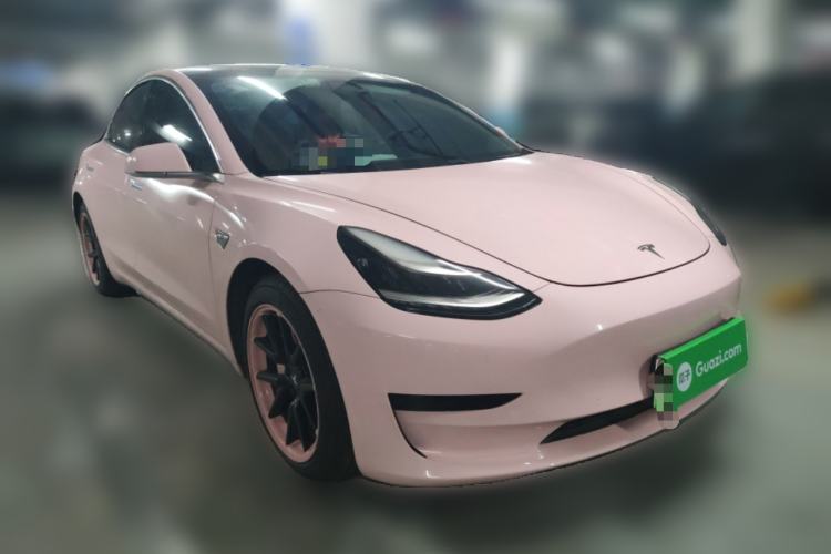 Used Tesla Model 3 2020 Standard Range Rear-Wheel Drive Upgraded Version Front Right 45 Deg