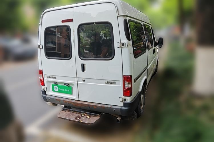 Used JMC Transit 2019 2.8T Commercial Version Short Wheelbase Mid-Roof 6-Seater China VI JX493 Rear Right 45 Deg