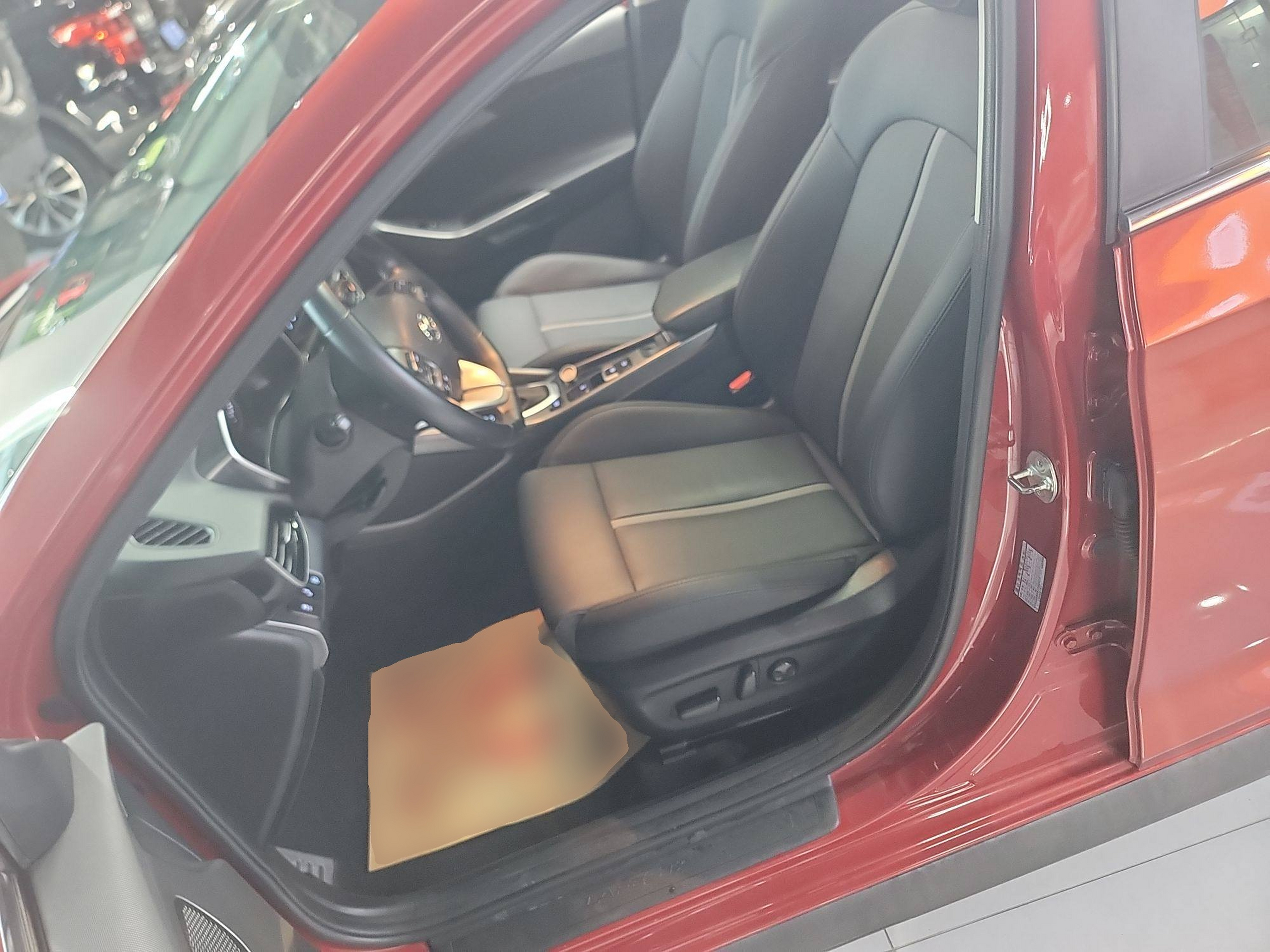 Avant de la voiture