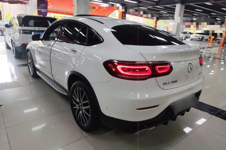 Used Mercedes-Benz GLC Coupe 2021 GLC 300 4MATIC Coupe SUV Rear Left 45 Deg