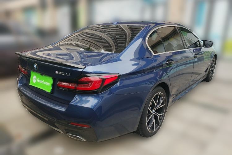 Used BMW 5 Series 2021 530Li Luxury Edition M Sport Package Rear Right 45 Deg