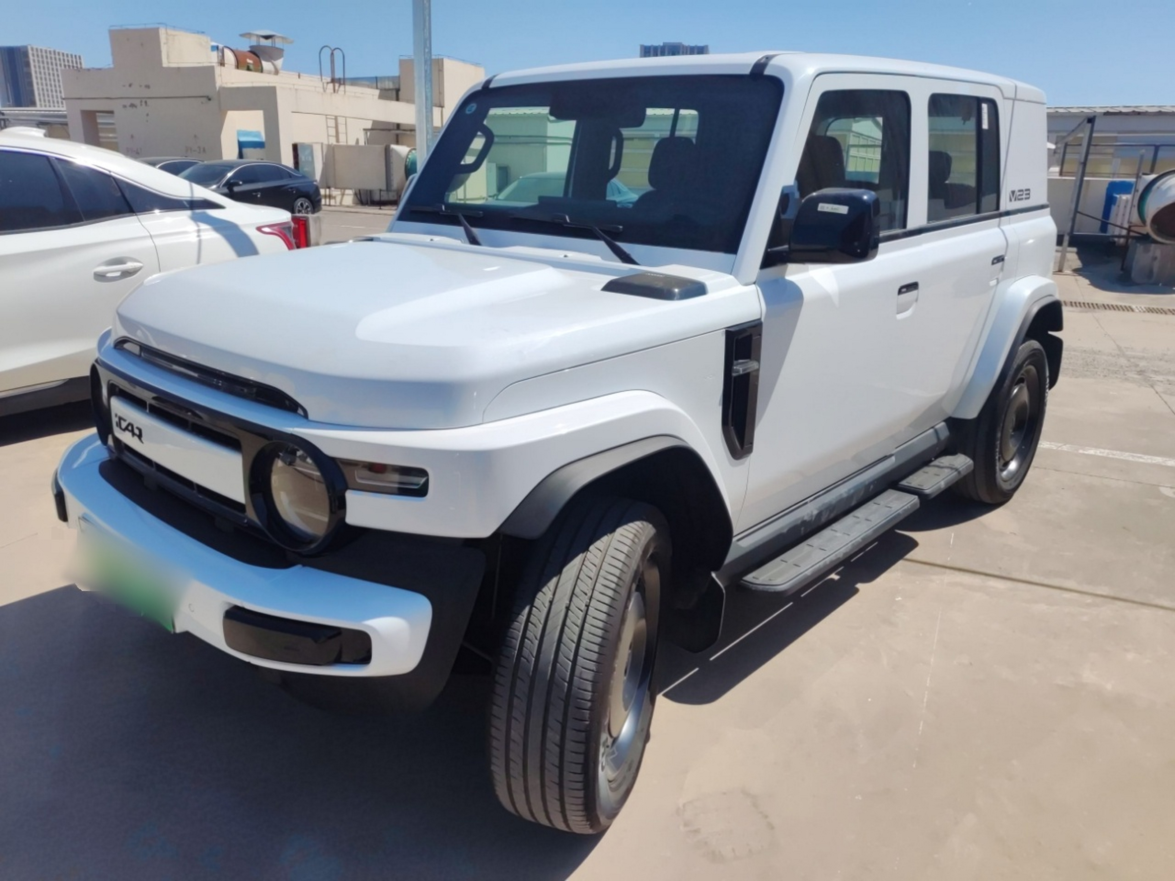 Parte inferior delantera