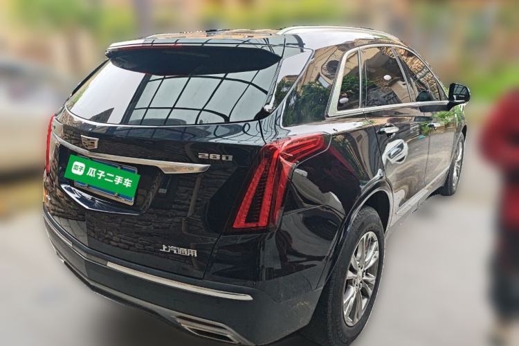 Used Cadillac XT5 2021 28T Four-Wheel Drive Luxury Version Rear Right 45 Deg