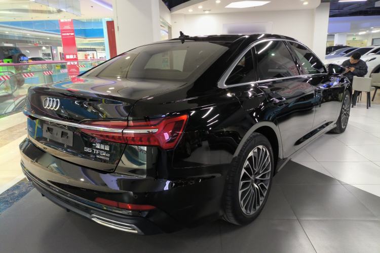 Used Audi A6L New Energy 2020 55 TFSI e quattro Rear Right 45 Deg