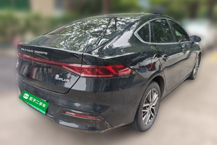 Used BYD Qin PLUS 2023 Champion Edition DM-i 120KM Leading Model Rear Right 45 Deg