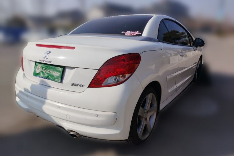 Used Peugeot 207 2013 1.6L CC Automatic Fashion Edition Rear Right 45 Deg