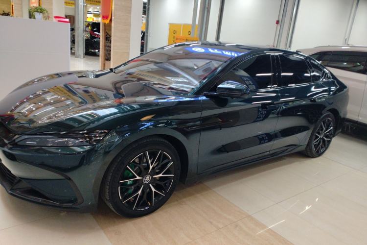 Used BYD Han 2022 EV 610 km All-Wheel-Drive Qianshan Cui Limited Edition
