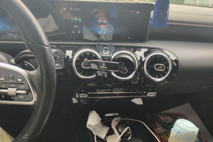 Used Mercedes-Benz A-Class 2020 Restyled A 200 L Sport Sedan Dynamic Version Audio And AC Panel