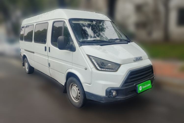 Used JMC Transit 2019 2.8T Commercial Version Long Wheelbase Mid-Roof 6-Seater Rear Single Tire China VI Emission Standard – JX493