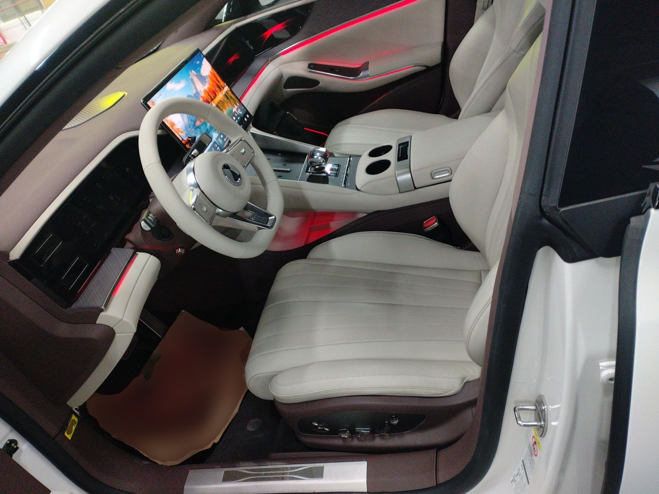 Переднее сиденье в автомобиле