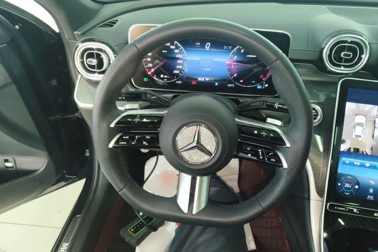 Used Mercedes-Benz C-Class 2024 Second Facelift C 260 L Starry Night Sport Edition Steering Wheel