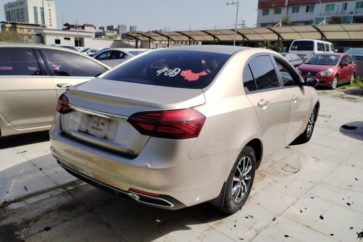Used Geely Auto Emgrand 2019 Leading Edition 1.5L CVT Luxury Model China VI Standard Rear Right 45 Deg