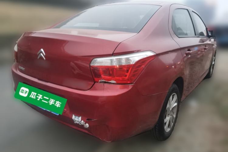 Used Citroen Elysee 2014 1.6L Automatic Fashion Model Rear Right 45 Deg