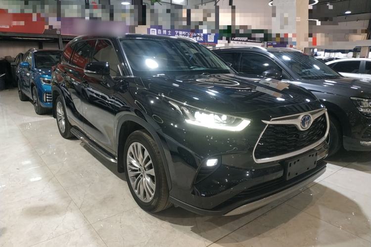 Used Toyota Highlander 2022 Dual-Engine 2.5L Four-Wheel Drive Prestige Version 7 Seats Front Right 45 Deg