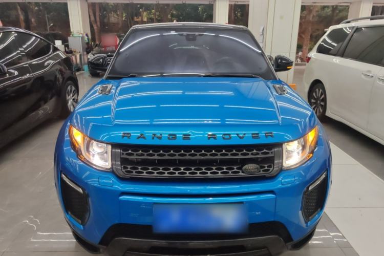 Used Land Rover Range Evoque 2018 240 PS Dream Lotus Lake Blue Limited Edition Front