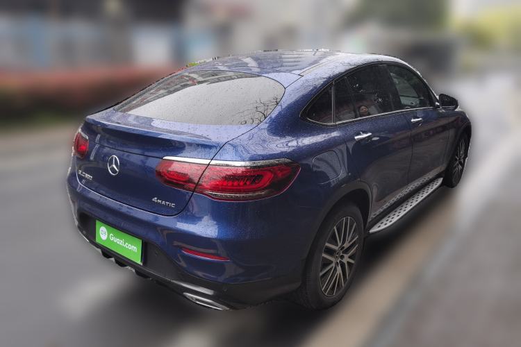 Used Mercedes-Benz GLC Coupe 2020 GLC 300 4MATIC Coupe SUV Rear Right 45 Deg