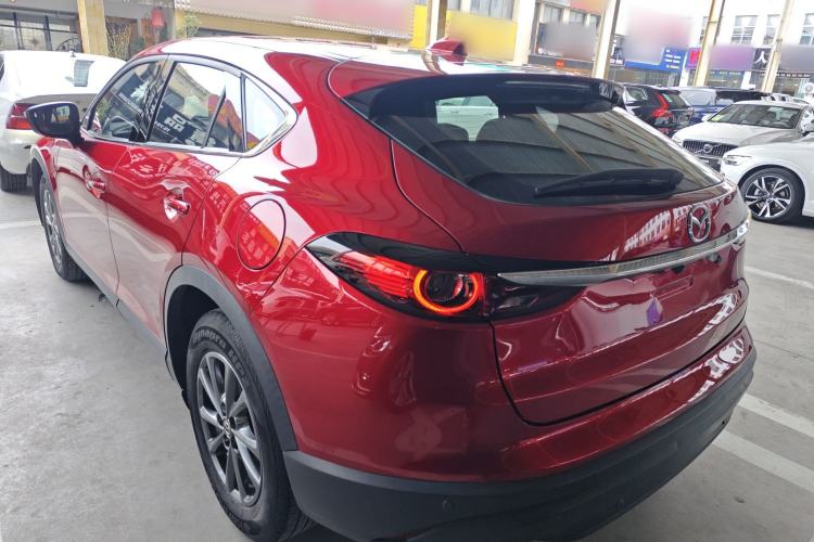 Used Mazda CX-4 2020 2.0L Automatic Two-Wheel Drive Blue Sky Dynamic Edition Rear Left 45 Deg