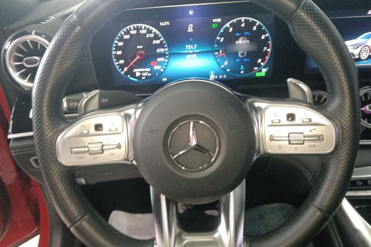 Used Mercedes-Benz AMG GT 2019 AMG GT 50 four-door sports car Steering Wheel