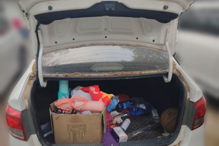 Used Kia K2 2015 Sedan 1.4L Manual Transmission GL Trunk