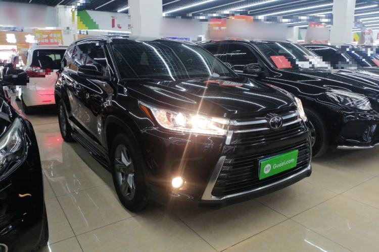 Used Toyota Highlander 2018 2.0T Four-Wheel Drive Prestige Version 7 Seats China V Emission Standard