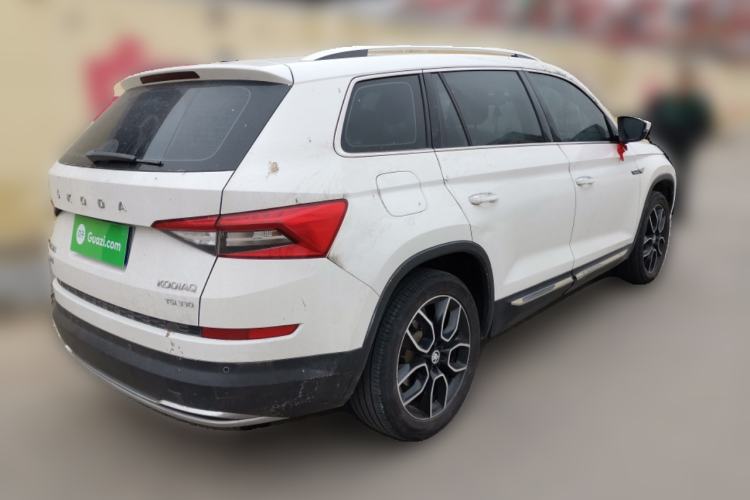 Used Skoda Kodiaq 2019 Facelifted TSI330 5-Seater Two-Wheel-Drive Luxury Enjoyment Edition China VI Standard Rear Right 45 Deg