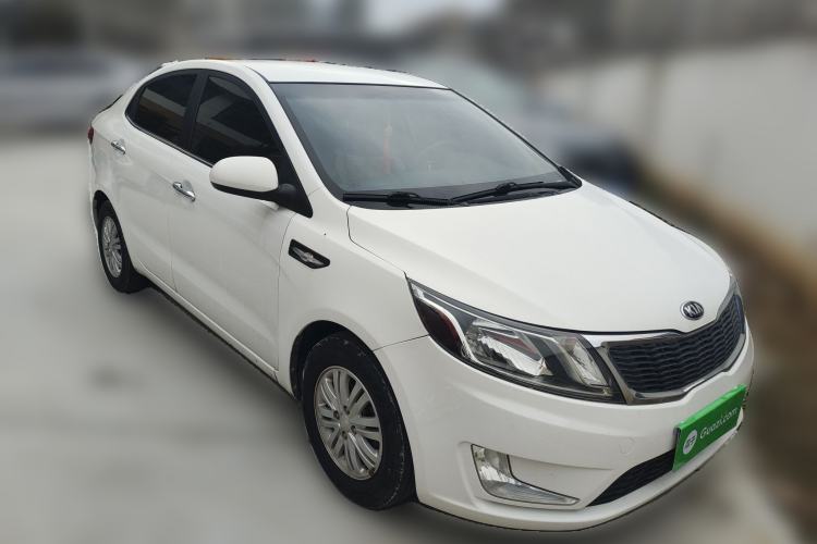 Used Kia K2 2012 Sedan 1.4L Automatic GLS Commemorative Edition Front Right 45 Deg