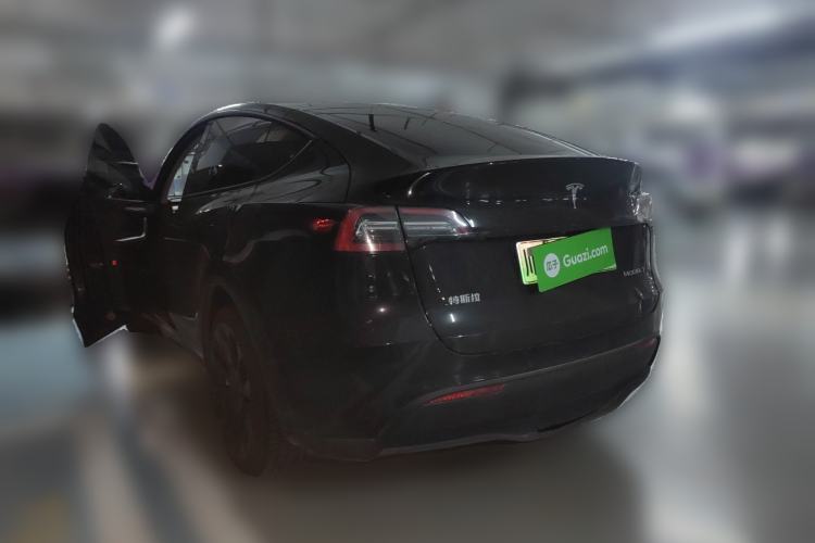 Used Tesla Model Y 2021 Standard Range Rear-Wheel Drive Version Rear Left 45 Deg