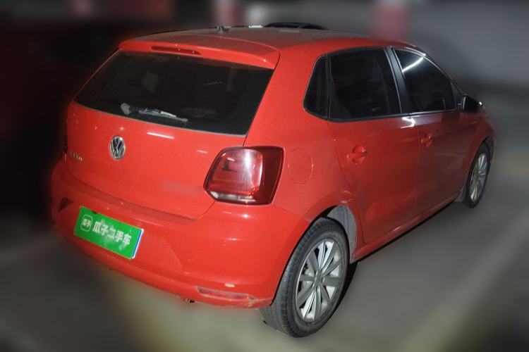 Used Volkswagen Polo 2014 1.6L Automatic Comfort Edition Rear Right 45 Deg