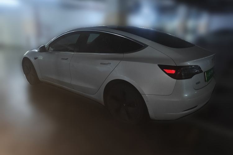Used Tesla Model 3 2019 Standard Range Rear-Drive Upgraded Version Rear Left 45 Deg