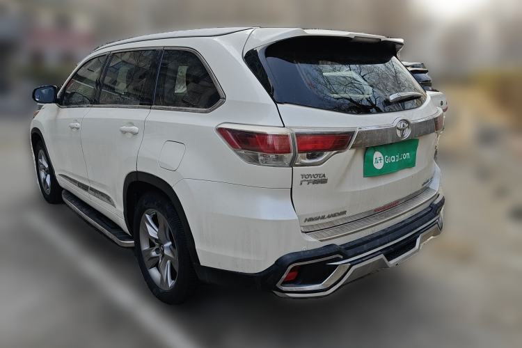 Used Toyota Highlander 2017 2.0T Four-Wheel Drive Luxury Edition 7 Seats Rear Left 45 Deg