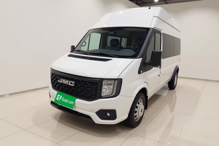 Used JMC Fushun 2023 2.0T Manual Diesel Long-Wheelbase High-Roof Business Van with Dual Rear Tires 6–9 Seats Guazi used car, China used car export, Used car for sale, Used cars, Cheapest cars for sale
