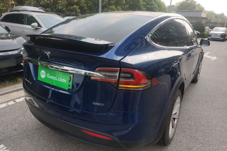 Used Tesla Model X 2017 X 100D Long Range Edition Rear Right 45 Deg